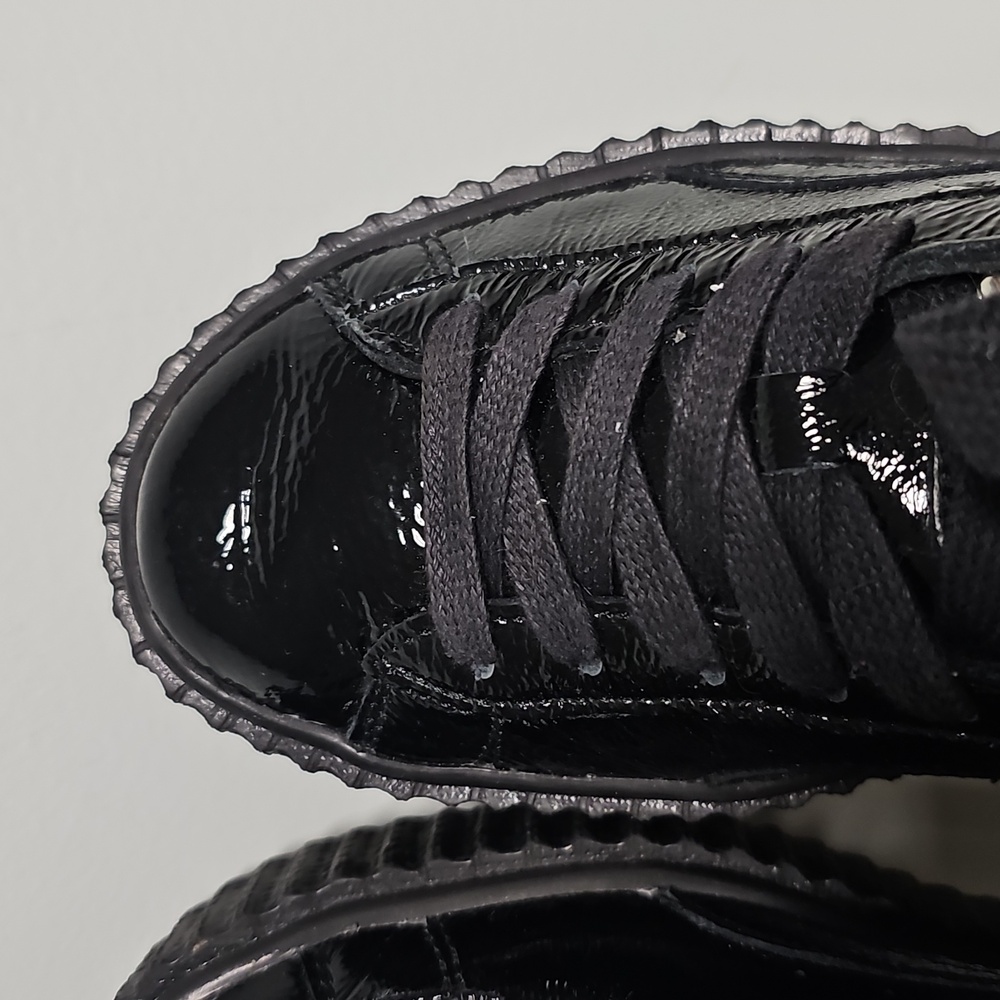 Women's Black Platform Sneakers - Picture 16 of 16